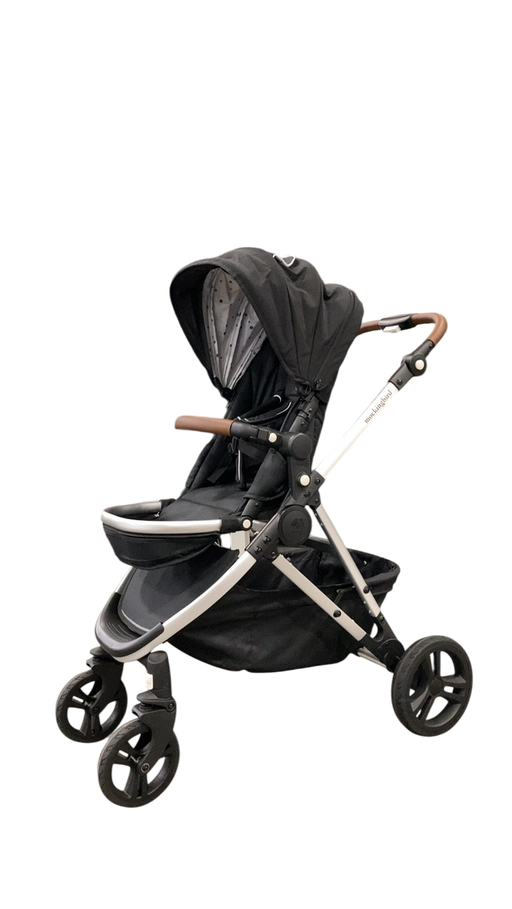 Shop Mockingbird Single 2.0 Stroller, Black, Watercolor Drops, Silver With Penny Leather, 2025 at GoodBuy Gear
