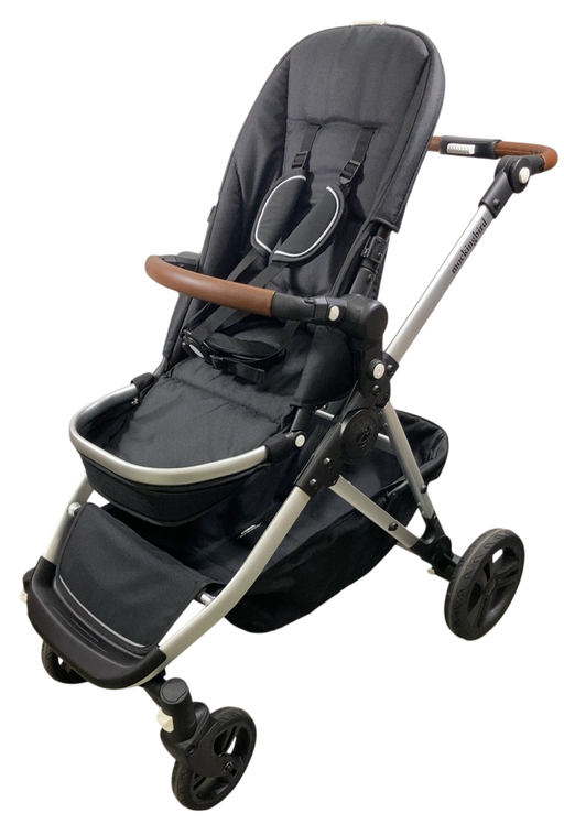 Shop Mockingbird Single to Double 2.0 Stroller, 2024, No Canopy, No Canopy, Silver With Penny Leather at GoodBuy Gear