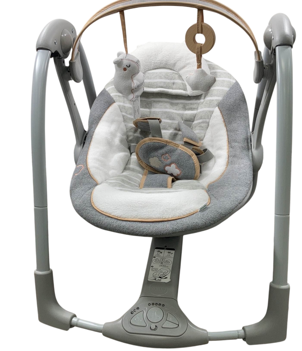 Ingenuity Every Season Swing 'n Go Portable Swing, Bella Teddy