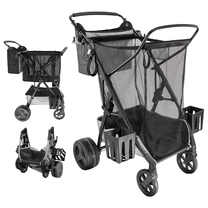 Shop Strolee Beach Cart, Dark Grey at GoodBuy Gear