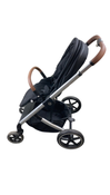 Shop Cybex Balios S Lux Stroller, 2020, Deep Black, Silver with Brown Leather at GoodBuy Gear