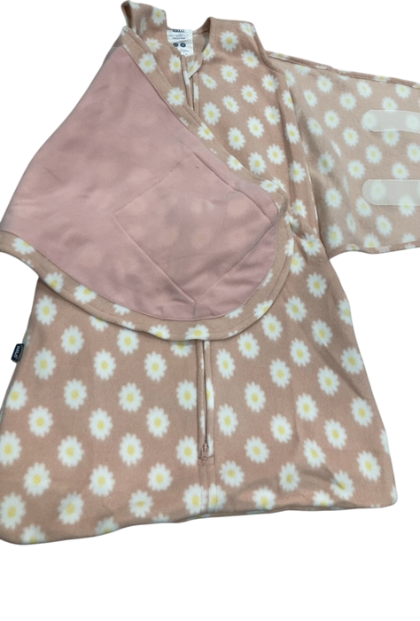 Shop Halo Micro-Fleece Swaddle, Daisy, Small at GoodBuy Gear