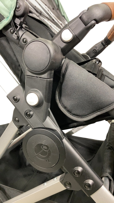 Shop Mockingbird Single 2.0 Stroller, 2024, Sage, Silver With Penny Leather, Watercolor Drops at GoodBuy Gear