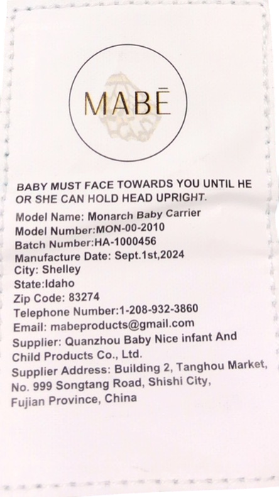 Shop Mabē The Monarch Carrier, Evergreen Check at GoodBuy Gear