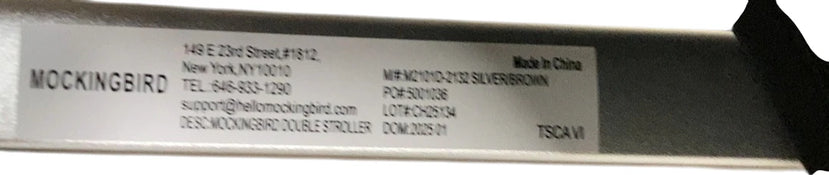 Shop Mockingbird Single to Double 2.0 Stroller, 2025, Sea, Silver With Penny Leather, Watercolor Drops at GoodBuy Gear