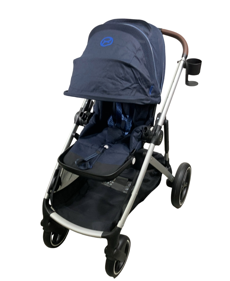 cybex gazelle sky blue Cybex Gazelle S Modular Stroller, Ocean Blue, Silver Frame, 2024