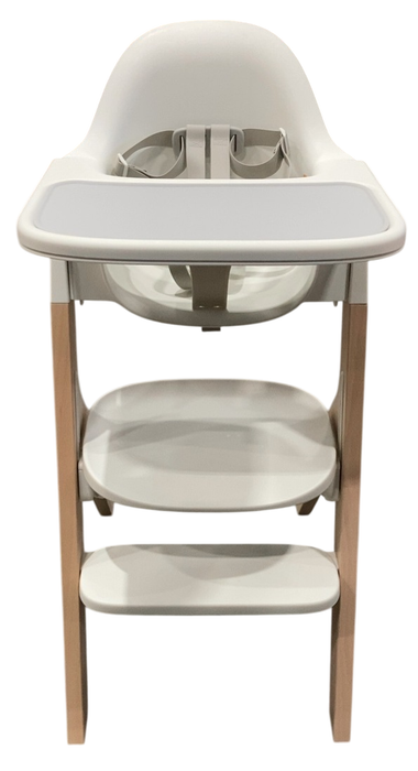 Shop Mockingbird High Chair, Natural Beech, White at GoodBuy Gear