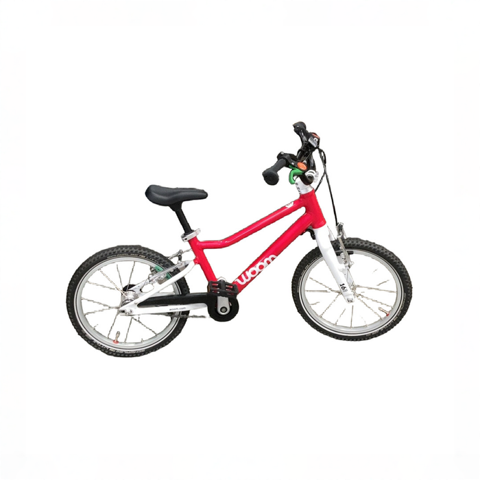 Shop Woom GO 3 Bike "16, Base Model, Hot Pink at GoodBuy Gear