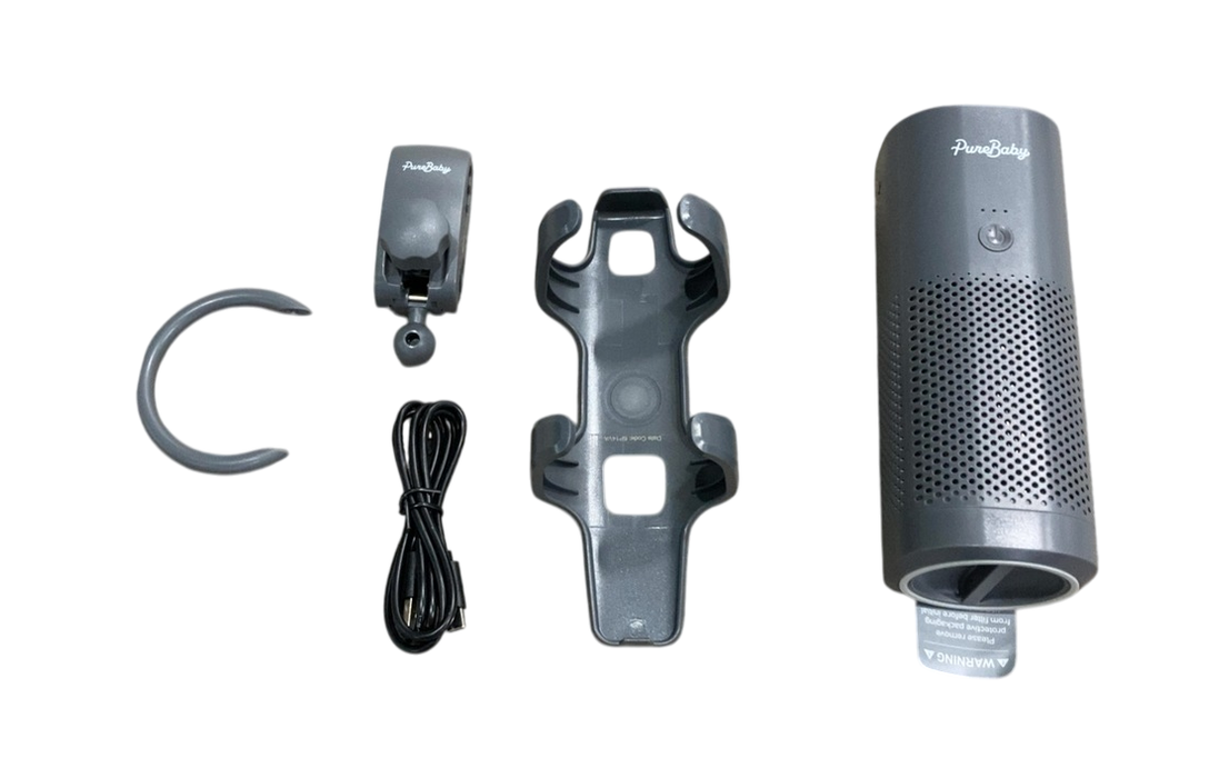 Shop Pure Enrichment Pure Baby On-the-Go Air Purifier, Dark Grey with Removable Clip at GoodBuy Gear