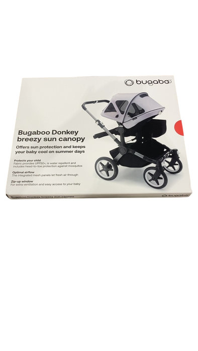 Shop Bugaboo Donkey Breezy Sun Canopy, Sunrise Red at GoodBuy Gear