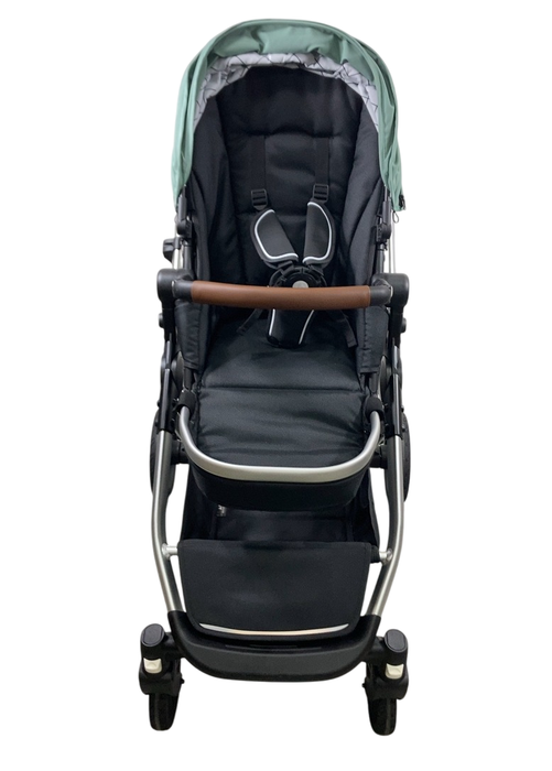Shop Mockingbird Single to Double 2.0 Stroller, 2024, Sage, Silver With Penny Leather, Windowpane at GoodBuy Gear