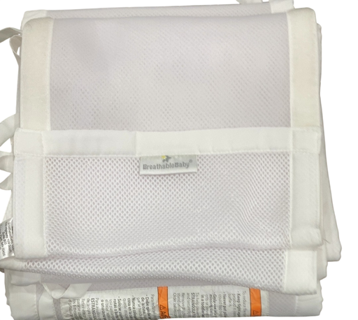 Shop Breathable Baby Mesh Crib Liner, Full Size/4 Sides, White at GoodBuy Gear