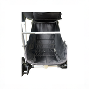 Shop Mockingbird Single to Double Stroller, 2021, Sea, Silver with Brown Leather, Windowpane at GoodBuy Gear