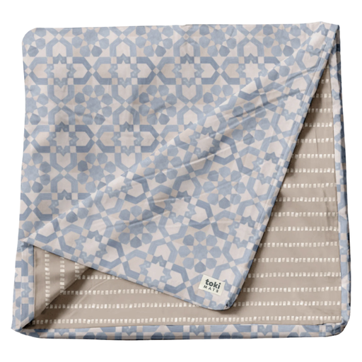 Shop Toki Kids Standard Mat Cover 40" x 40", Blue Tiles at GoodBuy Gear