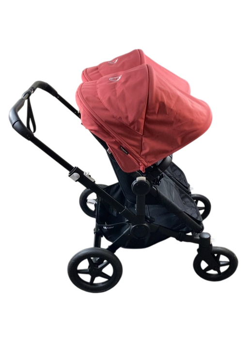 Shop Bugaboo Donkey 5 Duo Stroller, Black, Midnight Black, Sunrise Red, 2024 at GoodBuy Gear
