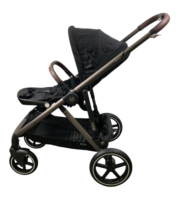 Shop Cybex Gazelle S Modular Stroller, 2024, Moon Black, Taupe Frame at GoodBuy Gear