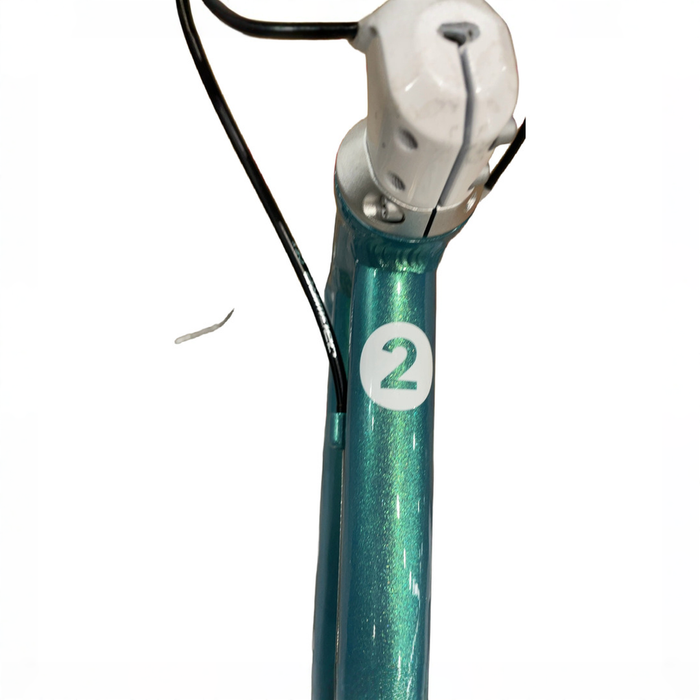 Shop Woom GO 2 Bike- 14”, Metallic turquoise at GoodBuy Gear