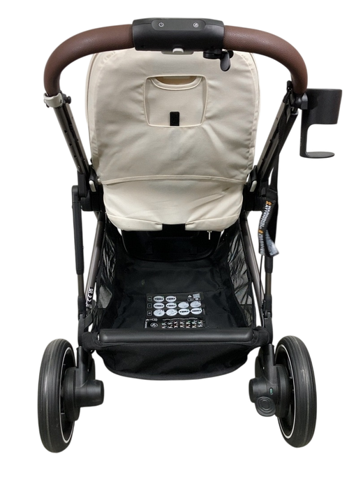 Shop Cybex e-Gazelle S Stroller, 2024, Seashell Beige, Taupe at GoodBuy Gear