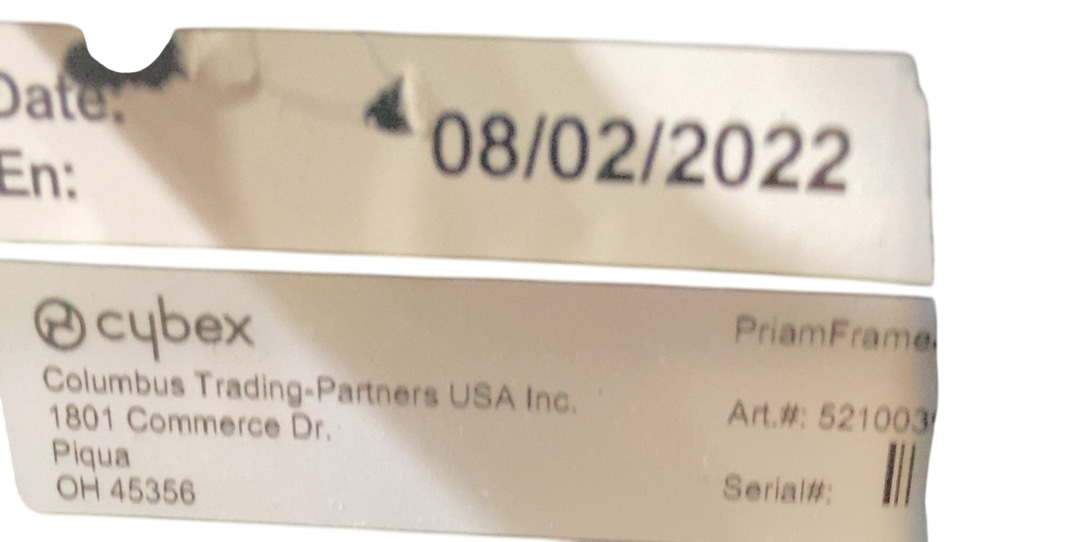 Shop Cybex PRIAM Stroller, 2022, Off White, Matte Black at GoodBuy Gear