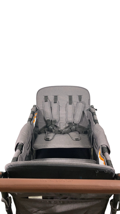 Shop Wonderfold W4 Luxe Quad Stroller Wagon, 2024, Charcoal Grey with Black Frame at GoodBuy Gear