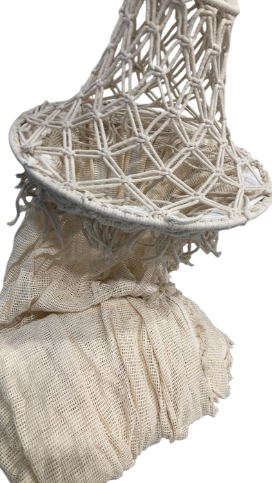 Shop Crane Baby Boho Crib Canopy, Beige Macrame at GoodBuy Gear