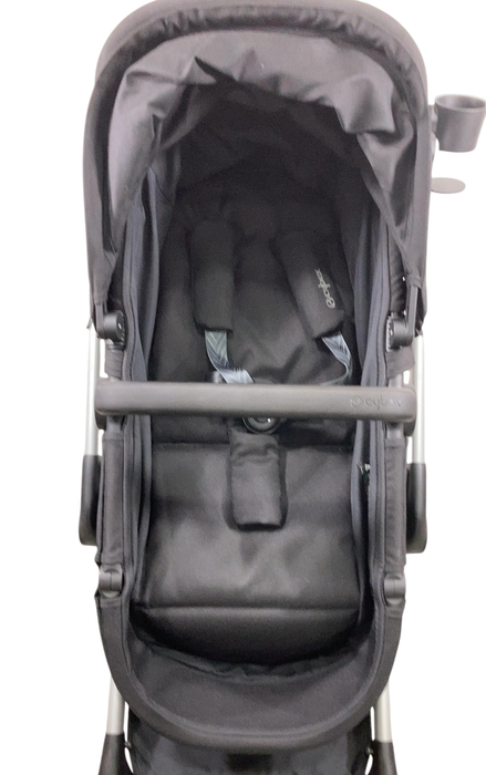 Shop Cybex Eos Stroller, 2024, Moon Black, Silver at GoodBuy Gear