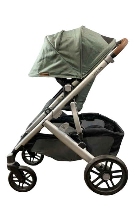 Shop UPPAbaby VISTA V2 Stroller, 2020, Emmett (Green Melange) at GoodBuy Gear
