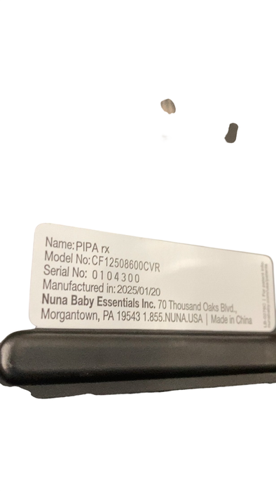 Shop Nuna PIPA rx Infant Car Seat, 2025, Caviar at GoodBuy Gear