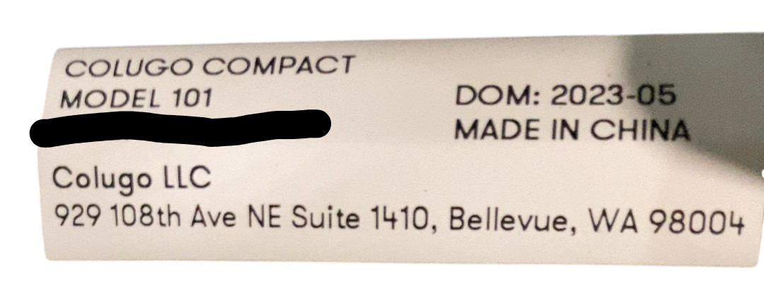 Shop Colugo Compact Stroller, 2023, Black at GoodBuy Gear