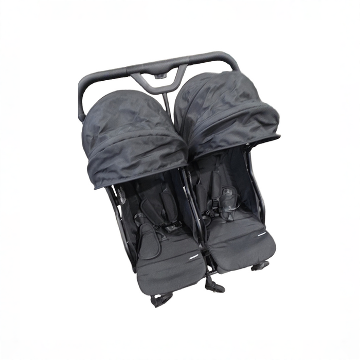 Shop Mompush Lithe Double Stroller, 2026, Black at GoodBuy Gear