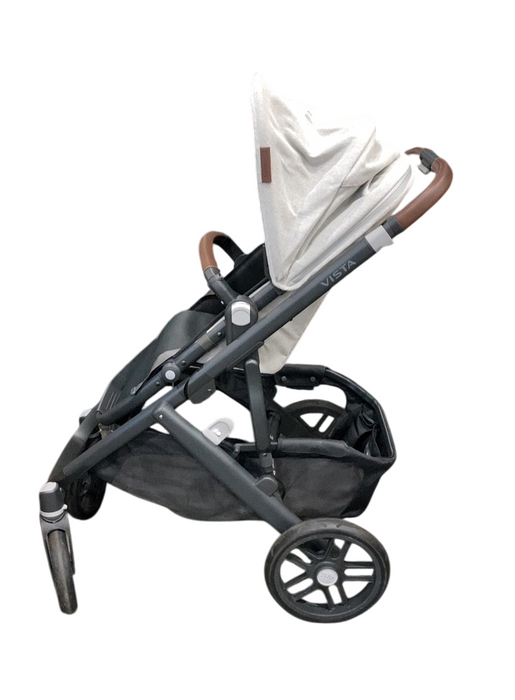 UPPAbaby VISTA V2 Stroller, 2023, Anthony (White & Grey Chenille)