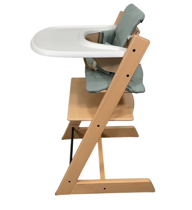 Shop Stokke Tripp Trapp Complete High Chair, 2, Glacier Green, Natural at GoodBuy Gear