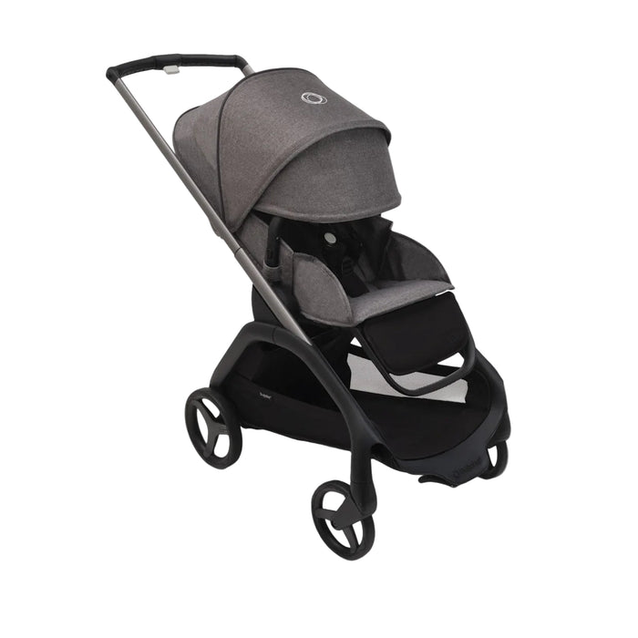 Bugaboo Dragonfly Bassinet and Seat Stroller, 2025, Graphite, Grey Melange, Grey Melange