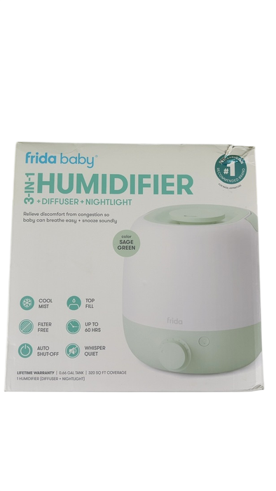Shop FridaBaby 3-in-1 Humidifier With Diffuser And Nightlight, Sage Green, Updated Model at GoodBuy Gear