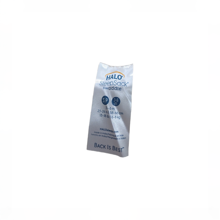 Shop Halo Sleepsack Swaddle Plushy Dot Velboa, Fawn Grey, Small at GoodBuy Gear