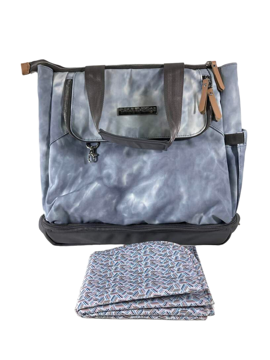 used Petunia Pickle Bottom Pivot Pack Diaper Bag, Smoke Swirl Tie-Dye