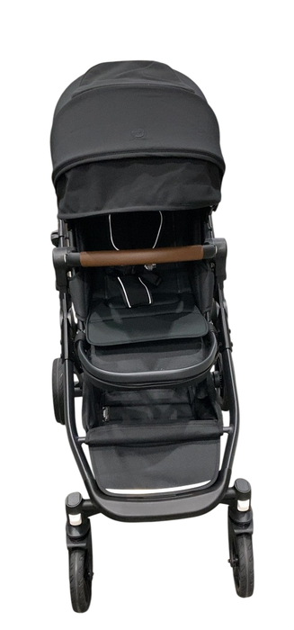 Shop Mockingbird Single to Double 3.0 Stroller, 2025, Black Windowpane, Charcoal with Penny Leather at GoodBuy Gear