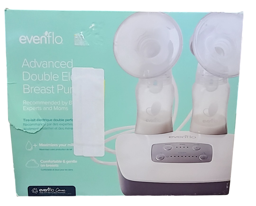 Evenflo Deluxe Advanced Double Electric Breast Pump, Grey
