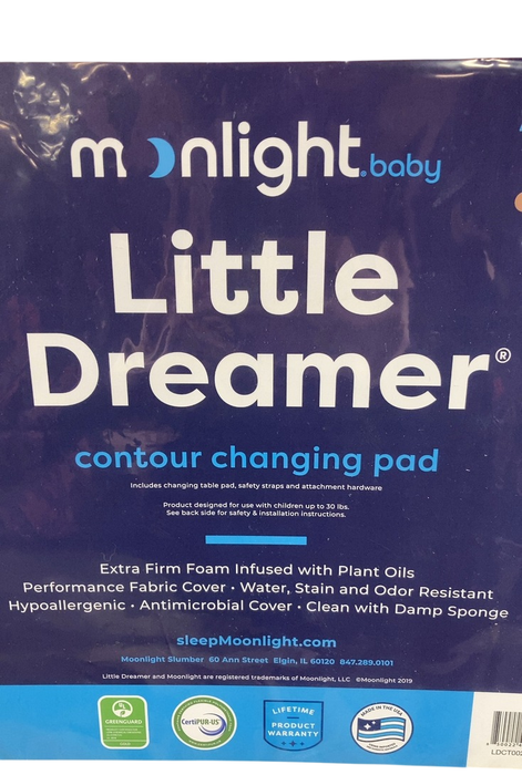 Shop Moonlight Slumber Little Dreamer Contour Changing Pad, 17x32 at GoodBuy Gear