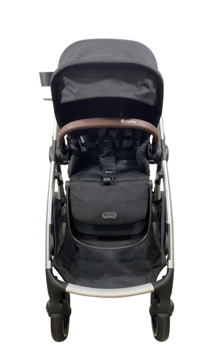 Shop Cybex Gazelle S Modular Stroller, 2023, Moon Black, Silver Frame at GoodBuy Gear
