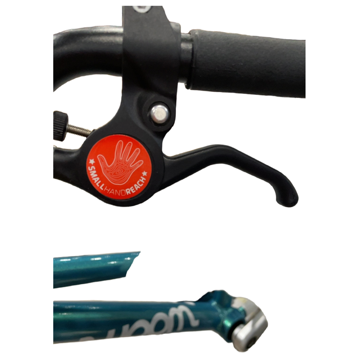 Shop Woom GO 2 Bike- 14”, Metallic turquoise at GoodBuy Gear