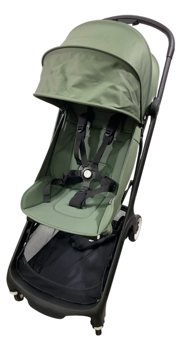 Bugaboo Butterfly Stroller, 2023, Black, Forest Green, Forest Green
