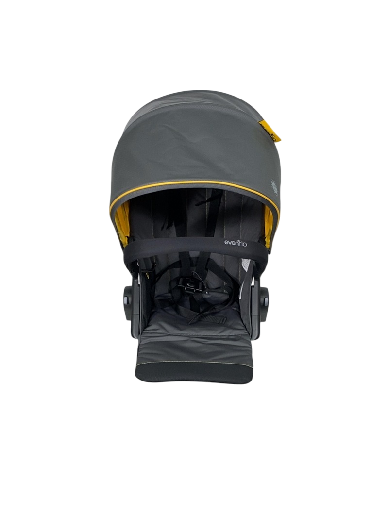 evenflo pivot xplore stroller wagon second seat Evenflo Pivot Xplore Stroller Wagon Second Seat, Adventurer Gray