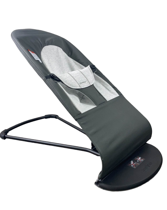 used BabyBjorn Bouncer Balance, Dark Grey/Grey, Black Frame, Cotton