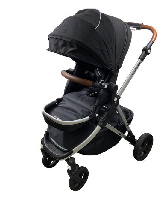 Shop Mockingbird Single 2.0 Stroller, 2025, Black, Silver With Penny Leather, Windowpane at GoodBuy Gear