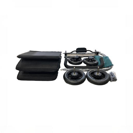 Shop Wonderfold W2 Original Multifunctional Double Stroller Wagon, 2024, Black at GoodBuy Gear