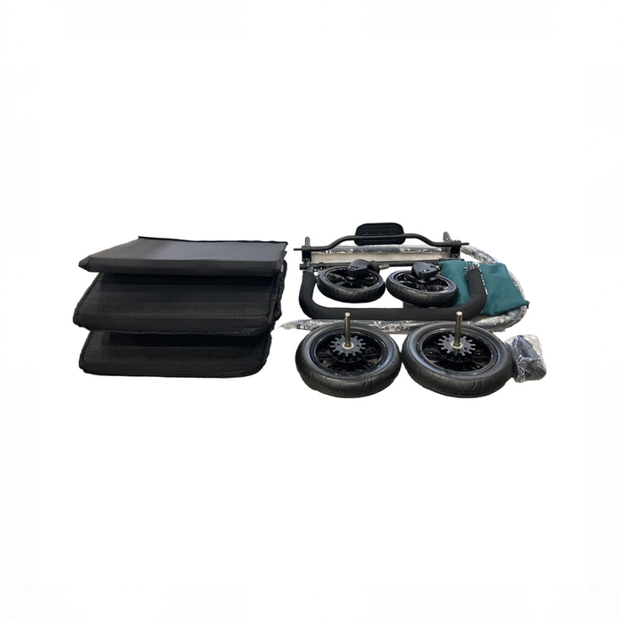 Shop Wonderfold W2 Original Multifunctional Double Stroller Wagon, 2024, Black at GoodBuy Gear