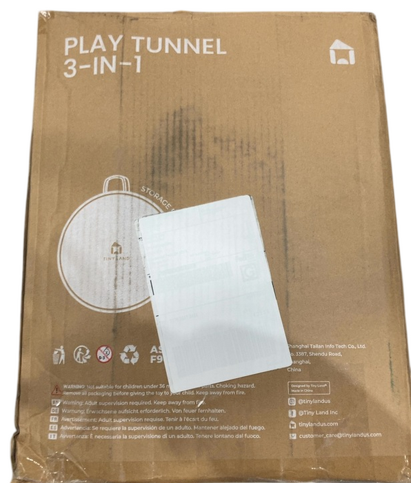 Shop Tiny Land 3-in-1 Toddler Play Tunnel Set, Khaki at GoodBuy Gear