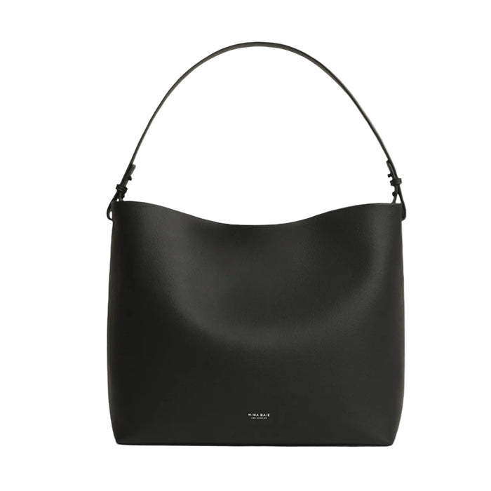 Shop Mina Baie Harlow Diaper Bag Tote Full, Black at GoodBuy Gear