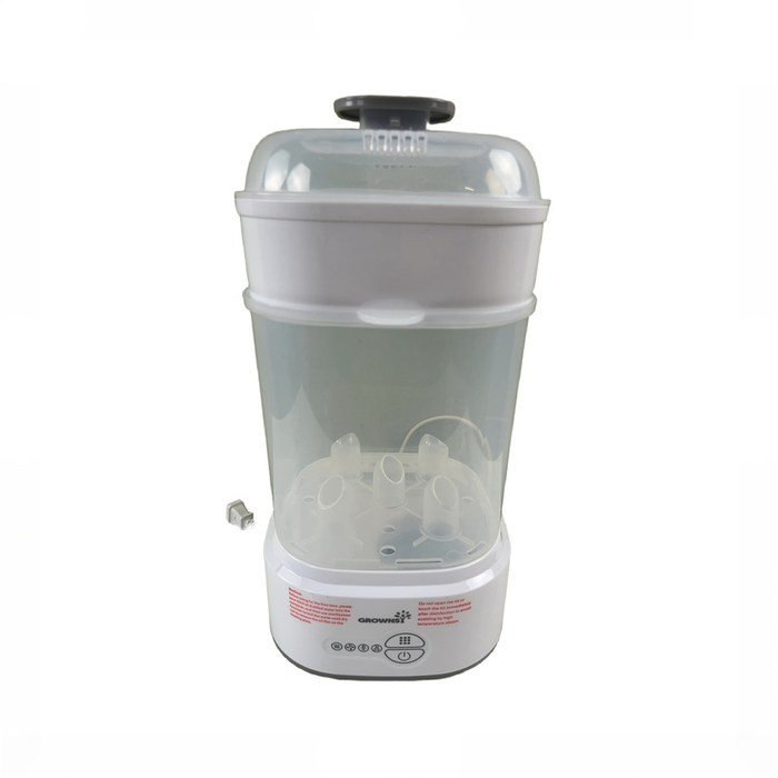 Shop Grownsy Bottle Sterilizer and Dryer, White/Grey at GoodBuy Gear